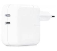 Apple Cargador 35W Doble USB-C iPhone iPad Reloj MW2K3