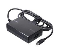 Belkin Adaptador de alimentación USB-C GAN de 100 W Core Connect, Carga rápida, Power Delivery, Cable de 2,5 m, para Consolas de Videojuegos, portátiles Windows, MacBook Pro y Chromebook