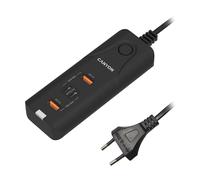 Adaptador de corriente Canyon H-10 PD 20 W, QC 3.0, 18 W USB-A, USB-C, negro (CNE-CHA10B)