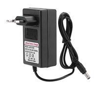 Adaptador de Corriente, CC 21V 2A Salida Cargador de batería de Iones de Litio Entrada de Voltaje Amplio Carga Segura Adaptador de Fuente de alimentación para Faros Delanteros(Enchufe de la UE)