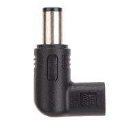 Adaptador de corriente continua macho en ángulo de 90 grados con puerto USB 3.1 tipo C hembra, chip PD y E Mark integrado para carga de 18, 5 y 20