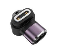 Adaptador de corriente de carga portátil tipo C convertidor para reloj inteligente Z6A/Z7S/Z7A/Z8A/Z10, uso de aleación de aluminio para reloj inteligente infantil