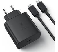 Adaptador de corriente de carga rápida de 45 W y cable USB C a USB C tipo C de 2 m, enchufe de pared universal PPS para Samsung S22/Z Flip 4/Z Fold 4/S21/S20/Note 20/A52/A72/Tab nuevo