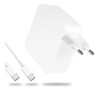 Adaptador de Corriente de Cargador USB C de 61 W/65 W para Mac Pro 13 15 Pulgadas, Nuevo Mac Air 13 Pulgadas 2020/2019/2018, Mac 12 Pulgadas, iPad Pro 12,9/11 Pulgadas, Tipo C