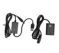 Adaptador de Corriente de CC con batería ficticia Mtlavishness NPFW50 con Cable USB. Chip decodificado Completo. Múltiples Protecciones para cámaras A7, A7R, A7S, A7M, A7II, A7S2