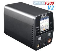 Adaptador de Corriente de Escritorio Ajustable ToolkitRC P200 V2, Salida 1-30V AC 100W DC 200W 10A, Compatible con Cargador DC Tybec IPS M6D M7 M8P M9 ToolkitRC EU P200 V2