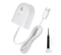 Adaptador de corriente de repuesto tipo HX6100 compatible con Phi-lips Sonicare HX3000 HX6000 HX8000 Cepillo de dientes eléctrico Protectiveclean Series, Flexcare Serie Base de carga impermeable IP67