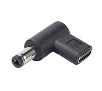 Adaptador de corriente de salida USB tipo C a DC5521/DC5525 para dispositivos electrónicos que cargan con voltajes de 9 V/12 V/20 V/28 V