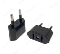 Adaptador de corriente de viaje americano de China a UE y Europa, adaptador de enchufe de 2 pines para EE. UU. a UE US Plug