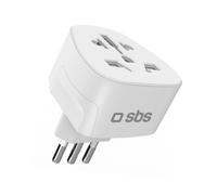 Adaptador de corriente de viaje IT Italy - Blanco