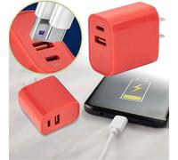 Adaptador de corriente de viaje USB con puerto, cargador global para teléfono móvil, enchufe de cubo de bloque internacional de EE. UU. para y