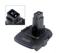 Adaptador de corriente DM18D convierte 20 V a 18 V, compatible con accesorios de recortadora de cuerdas DCA1820 para mantenimiento de jardines al aire libre, negro
