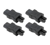 Adaptador de corriente IEC320C8 a C5, convertidor de corriente alterna, aislado, compatible con alto voltaje, estructura de moldeo reforzado,