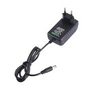 Adaptador de Corriente LED 12v para Acuario 2a Negro | Conexión Segura del Cable, Plástico, Conversión de Corriente a Continua, para Barra 12v y Tira LED