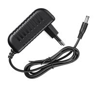 Adaptador de Corriente LED para Acuario 12V 2A Compacto negro | Plástico, Enchufe de Pared Seguro, para Barra de Luz 12V y Tira LED, Uso Interior