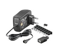 Adaptador de corriente - MicroConnect - CA - 18 Vatios - Negro - CA 100-240