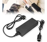 Adaptador de Corriente para Coche 230V a 12V, inversor 180W/15A con Toma de mechero, convertidor AC/DC para Nevera portátil, Aspirador Coche, frigorífico y compresor