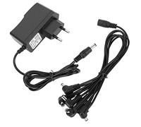 Adaptador de Corriente para Pedal de Guitarra, Fuente Profesional 9V Multisalida 1-6 Cables Universal 100-240V, Adaptador de Alimentación for Músicos Estudio Directo y Práctica Hogar