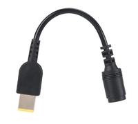 Adaptador de corriente para portátil Lenovo, diseño de punta delgada a cargador cuadrado, ahorra peso en tu kit de viaje con este adaptador de