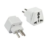 Adaptador de Corriente Universal Mundial Adaptador de conversión de conversión Universal 3Pin Suiza UK/US/EU/AU 3 Pin Suiza Tipo de Viaje Tipo J Swiss Plug Converter Plug Enchufe de Viaje con ad