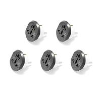 Adaptador de corriente universal mundial UE Adaptador universal UE Convertidor 2 zócalo redondo AU UK UK CN para UE Enchufe AC 16A 250V Adaptador de viaje Enchufe de viaje con adaptador de corriente i