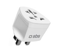 Adaptador de corriente universal para viajes en Reino Unido - Blanco