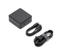 Adaptador de corriente USB-C de 100 W for gafas DJI Mavic 3 Series/Air 3/Air 3S, 2 accesorios de batería