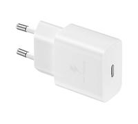 Adaptador de corriente USB-C de 15W de Samsung sin cable, blanco