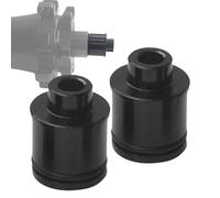 Adaptador de cubo de rueda, adaptador a través del eje | Adaptador de conversión de cubo de bicicleta, de descarga rápida de precisión para actualizaciones de ruedas de aleación, los instala