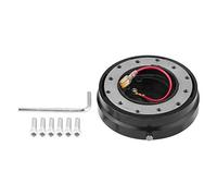 Adaptador De Cubo De Volante Racing Liberación Rápida Extraíble Snap Off Kit De Aleación De Aluminio Universal(Negro) for volante de liberación rápida negrolenkrad quick release quick release lenkrad