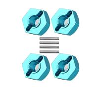 Adaptador de Cubo Hexagonal RC, 4 Pcs Metal 7mm-12mm, Piezas de Actualización para Coche RC, Upgrades y Modificaciones, for 4x4, Drift, Scale, Truck, Rally y más