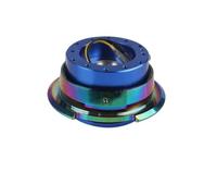 Adaptador de Cubo para Volante de Carreras Universal, Kit Boss, Adaptador de Cubo de liberación rápida de Aluminio para Coche, Compatible con(Blue)