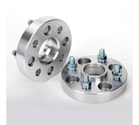 Adaptador De Cubo Rueda Coche 2 Piezas 15 A 45 Mm Espaciador Ensanchado Accesorios Para Toyota Para Venza Para Yaris Para Aygo(2pcs 25mm silver)