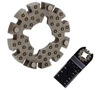 Adaptador de Cuchilla de Sierra Oscilante Multi Herramientas Universal Shank Adaptador Metal Woodworking Herramienta de Bloqueo de Estrellas para Proyectos de Bricolaje y (1 por