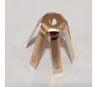 Adaptador de cuña de eje de latón plegable pared lateral interna empotrada mínima peso de oscilación oro se adapta a 0.335 0.350 0.355 0.370 ajuste de eje de palo de golf diseño ligero
