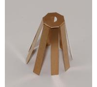 Adaptador de cuña de eje de latón plegable pared lateral interna empotrada mínima peso de oscilación oro se adapta a 0.335 0.350 0.355 0.370 ajuste de eje de palo de golf diseño ligero