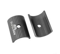 Adaptador de cuña para manillar de bicicleta de 25 4 mm a 31 8 mm y 31 de 8 mm a 35 mm con aluminio ligero (negro 25.4-31.8)