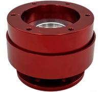 Adaptador de de Liberación Rápida para Moza TURN 8.2x7 cm Aluminio | Aluminium Alloy, Lightweight Rust-resistant, 8.2x7cm Compact Fit, Tool-free Install, Black & para Red Set For Sim Racing