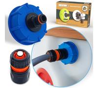 Adaptador de depósito agua para autocaravana Watertwin, accesorio boquilla llenado caravana, tapa con doble conexión Gardena (adaptador IG60 rosca)
