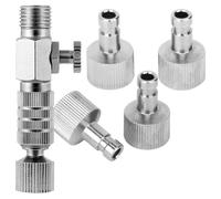 Adaptador de desconexión de acoplamiento de liberación rápida con ajuste de flujo de aire