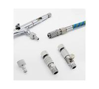 Adaptador de desconexión de liberación rápida para aerógrafo, conector macho y hembra de 1/8 de pulgada