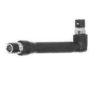 Adaptador de Destornillador de ángulo Recto, Llave Hexagonal en Forma de L de 90 Grados para Proyectos de Carpintería, Fácil de Agarrar, Hierro Negro, 1 ud.