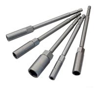 Adaptador de destornillador de tuerca hexagonal de 150 mm, funda de extensión compatible con taladros de taladro y pistola para reparación de máquinas y bricolaje (12 mm)