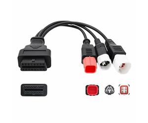 Adaptador de diagnóstico del cable del conector de Kline Canbus de OBD de la motocicleta de 3Pin 4Pin 6Pin