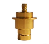 Adaptador de dióxido de carbono de aluminio de repuesto para máquinas SodaStream que permite un enlace eficiente a tanques externos (dorado)