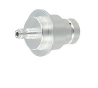 Adaptador de dióxido de carbono de conexión rápida para soluciones optimizadas SodaStream para necesidades de carbonatación (plata)