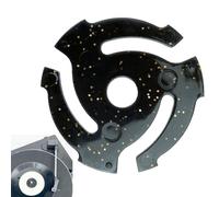 Adaptador de disco de vinilo - LP con agujero grande, convertidor de husillo central de tocadiscos, estabilizador de tocadiscos de precisión, accesorio de equilibrio, pieza convertidora para