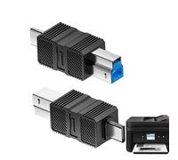 Adaptador de Disco Duro Externo,USB A B 3.0 Conector Adaptador | Conector Plug and Play, Conversor De Datos De Alta Velocidad para Escáneres, Docking Stations, Hubs Y Computadoras