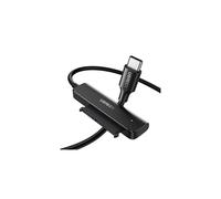 Adaptador de disco duro/SSD SATA III 3.0 de 2,5'' a USB-C - Negro