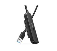Adaptador de disco duro/SSD SATA III 3.0 de 2,5'' a USB - Negro
